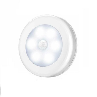LED Motion Sensor Light Wireless Cabinet Stair Lamp Magnetic White Night Lights